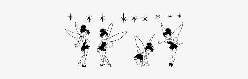 Wall Decal Tinkerbell - Illustration, transparent png download