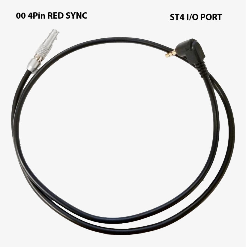St4 I/o To Red Sync Cable - Shimano Deore Disc Brake Hose, transparent png download