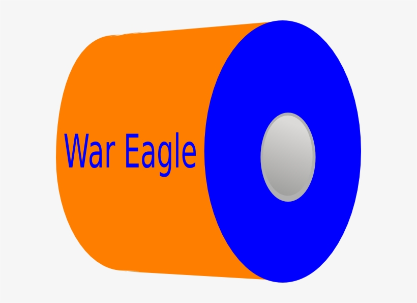 War Eagle Toilet Paper Svg Clip Arts 600 X 515 Px, transparent png download