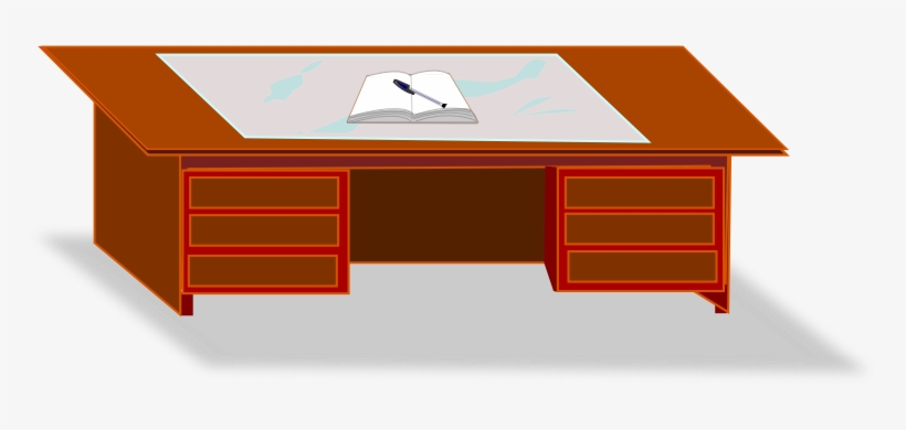 Download - Book Is On The Desk Clipart, transparent png download