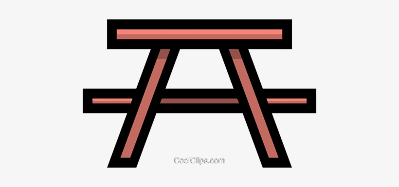 Picnic Table Clipart Illustration Png - Picnic Table Clipart, transparent png download