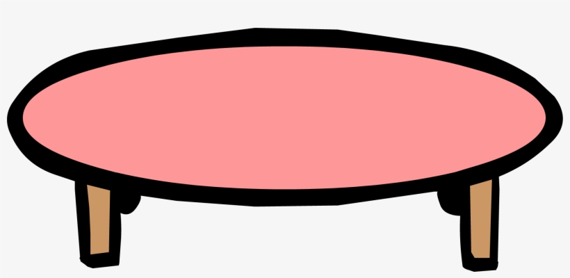 Clipart Table Club Penguin - Pink Table Png, transparent png download