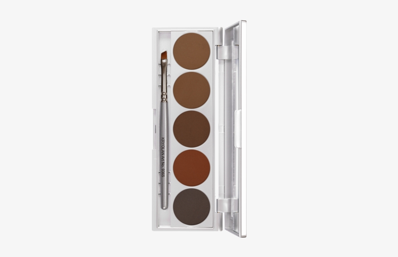 Kryolan Eyebrow Powder In An Elegant Mirror Palette - Kryolan Cake Eye Liner Set 5 Colors 5329 Standard 1, transparent png download