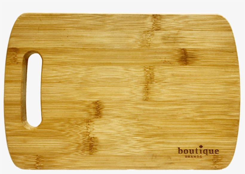 Bamboo Cutting Board-medium - Wood, transparent png download