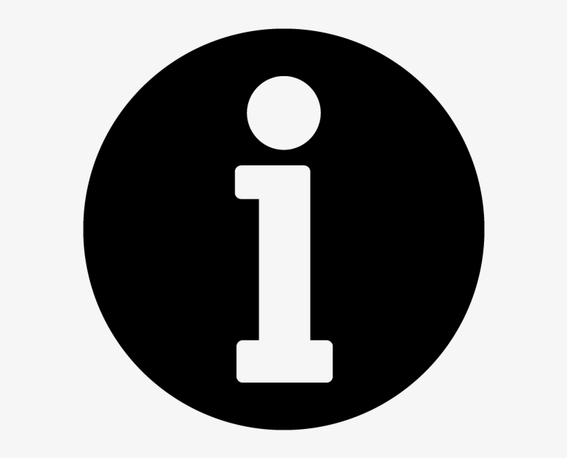 Information Point Circle Vector Icon - Vector Icon, transparent png download