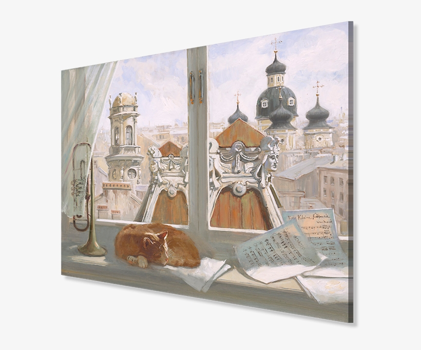 Dreams About Five Corners, Artist Maria Pavlova - Картины Кошка В Окне, transparent png download