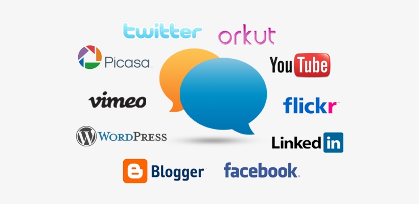 Internautas Gastam 25% Do Seu Tempo Em Blogs E Redes - Mídias Sociais X Redes Sociais, transparent png download