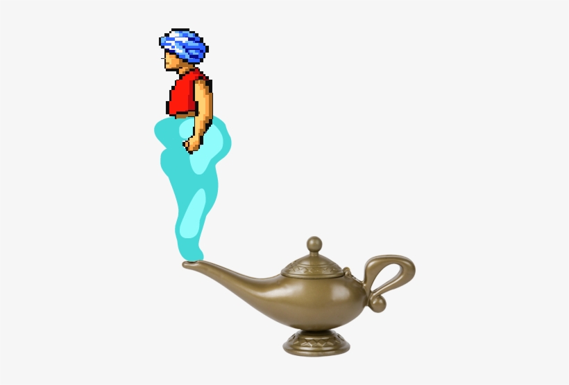 Precursor Genie In The Lamp - Genie Costume Lamp (rubie's Costume Co), transparent png download