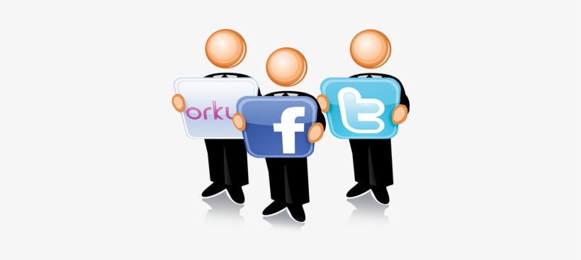 Marketing Em Redes Sociais - Bonecos De Redes Sociais, transparent png download