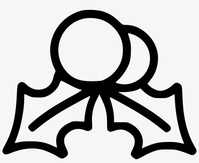 Christmas Mistletoe Holly Leaf Wreath Decoration Comments - Christmas Day, transparent png download