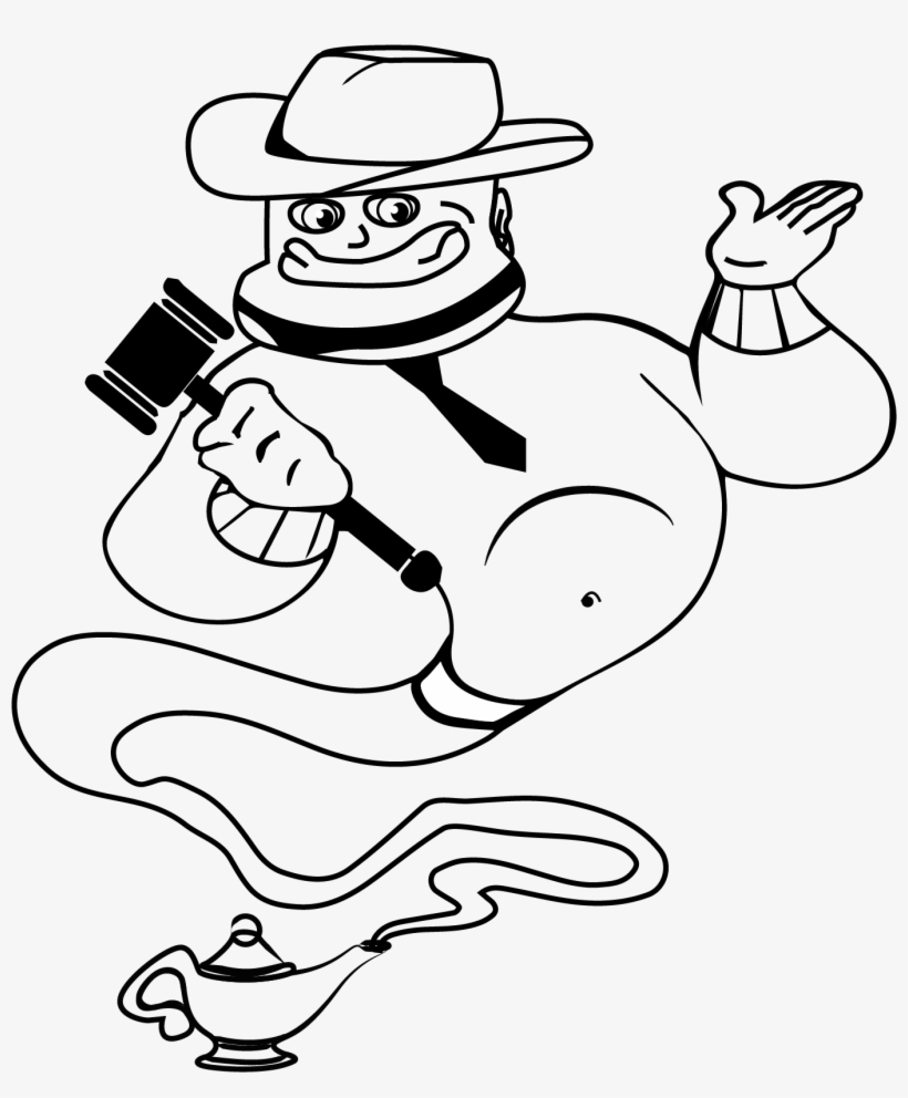 Genie Lamp - Auction, transparent png download