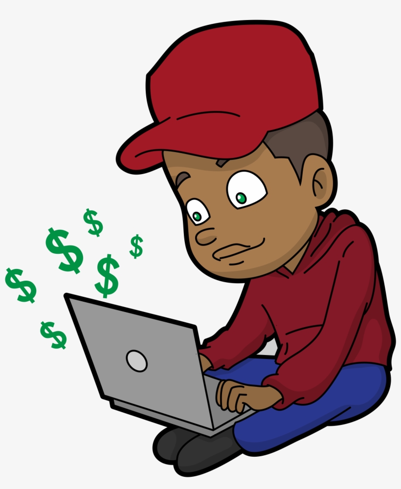 Open - Cartoon Man And Money, transparent png download