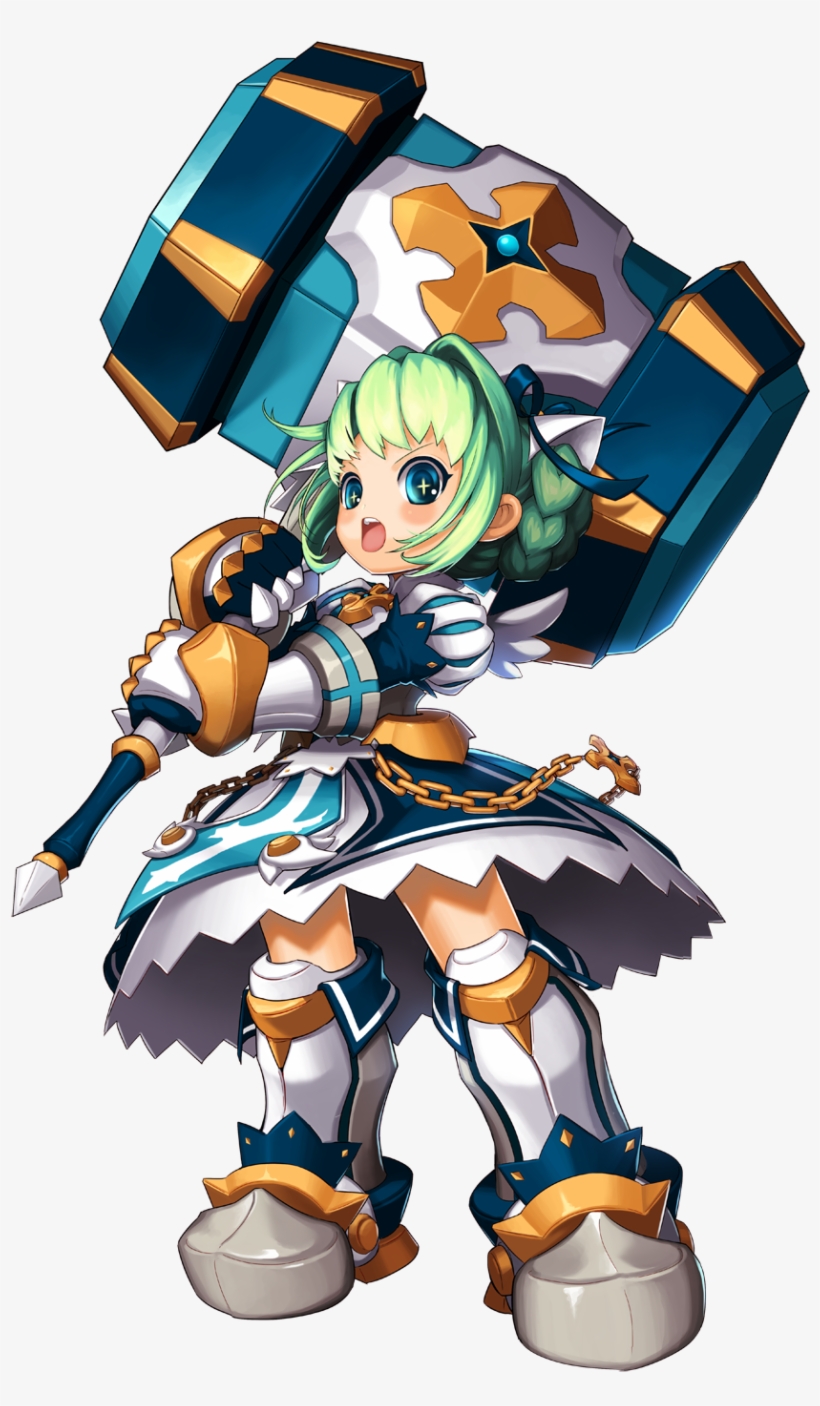 Holy-knight - Grand Chase Characters Lime, transparent png download