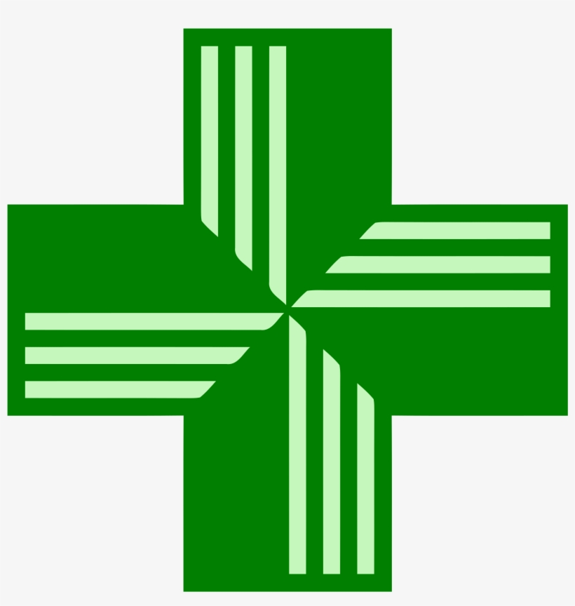 Open - Pharmacy Green Cross Logo, transparent png download