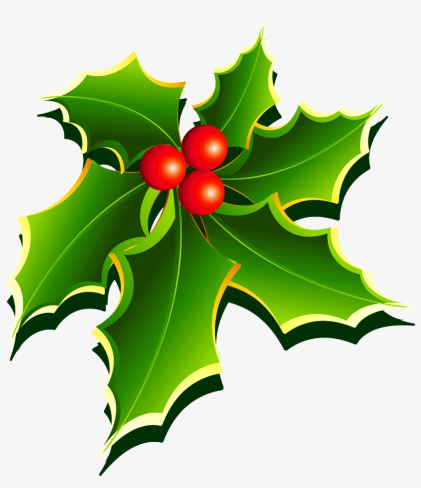 Leaf Clipart Mistletoe - Mistletoe Clipart, transparent png download