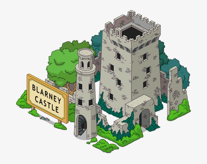 28 Collection Of Blarney Castle Drawing - Blarney Castle, transparent png download