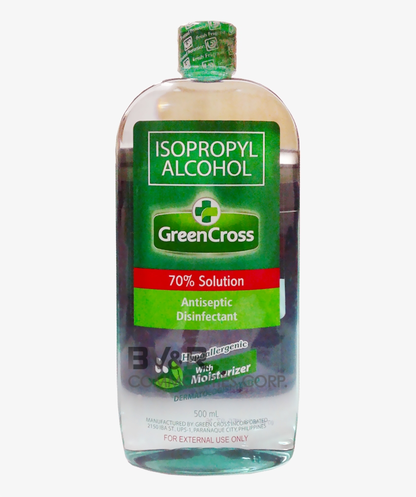 Green Cross Isopropyl Alcohol With Moisturizer 70 Green Cross