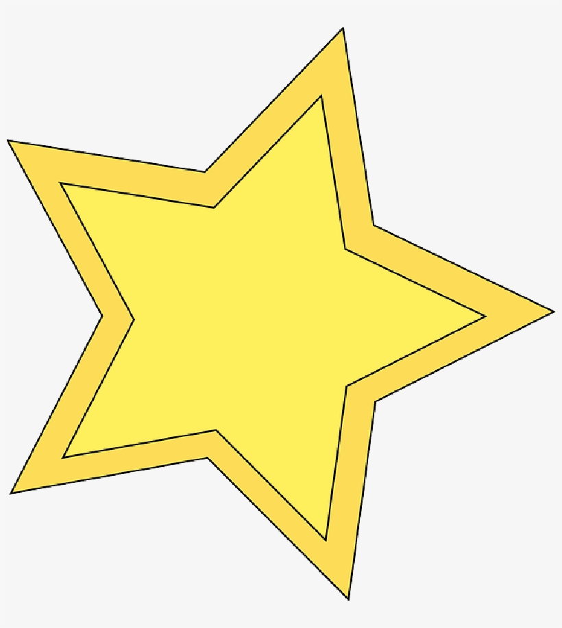 Mb Image/png - Yellow Star With Black Background, transparent png download