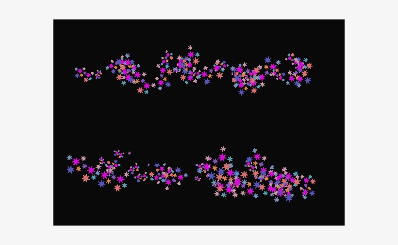 Small Star Clip Art Text Small Stars Clipart - Fractal Art, transparent png download