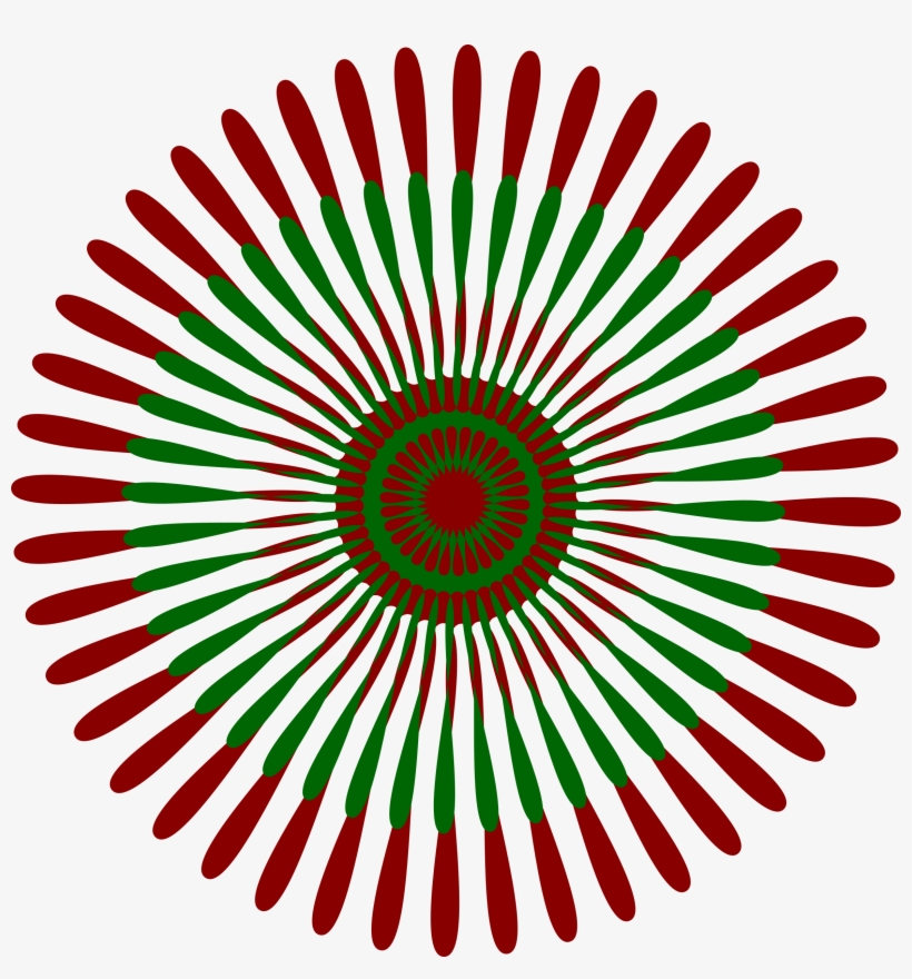 Big Image - Red And Green Flower, transparent png download