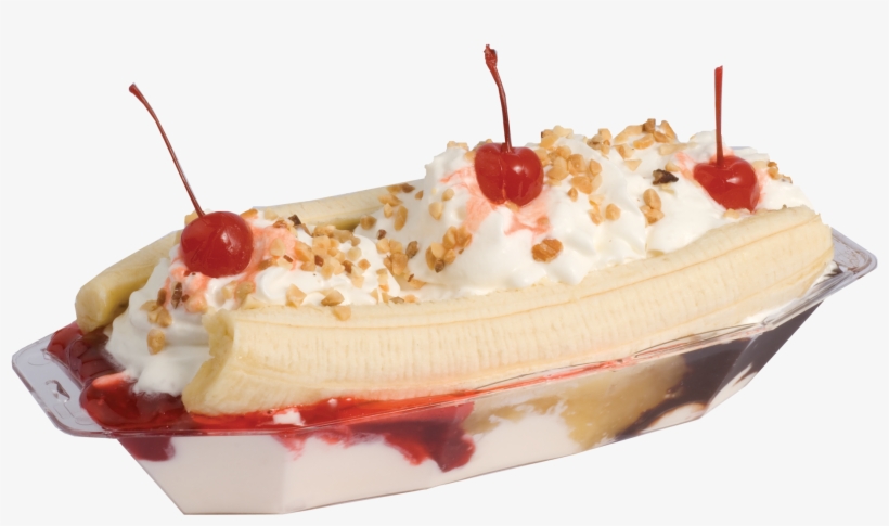 Ice Cream Roll Banana Split, transparent png download