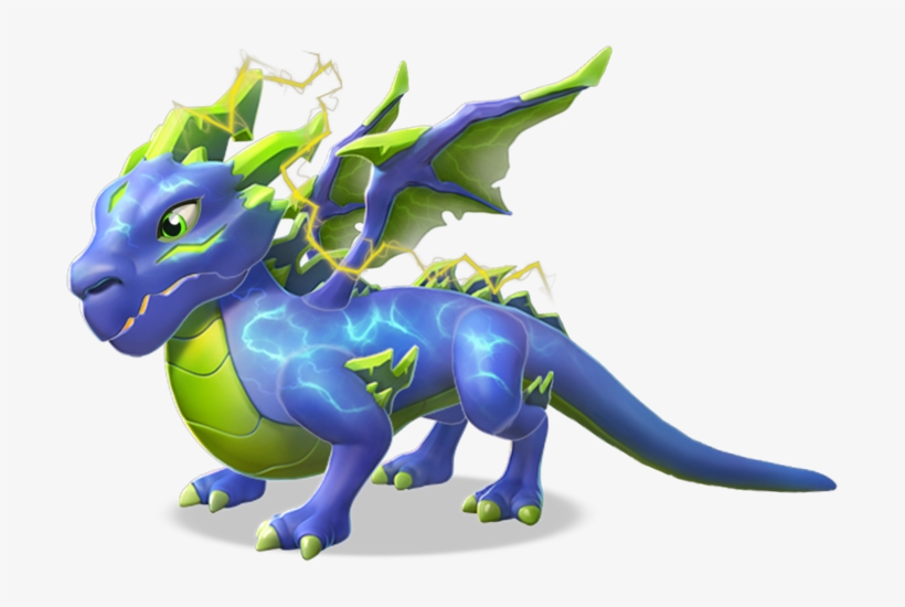 Lightning Dragon - Dragon Mania Dragon Relámpago, transparent png download