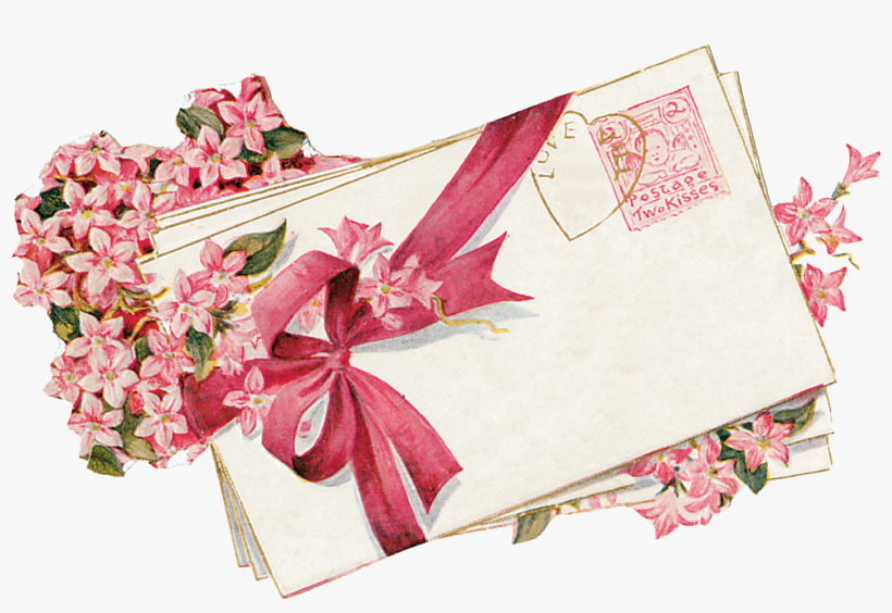 Vintage Love Letters - Happy 53th Birthday Mom, transparent png download