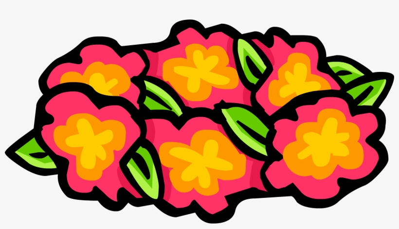 Flower Club Penguin Wiki Fandom Powered By - Club Penguin Head Items, transparent png download