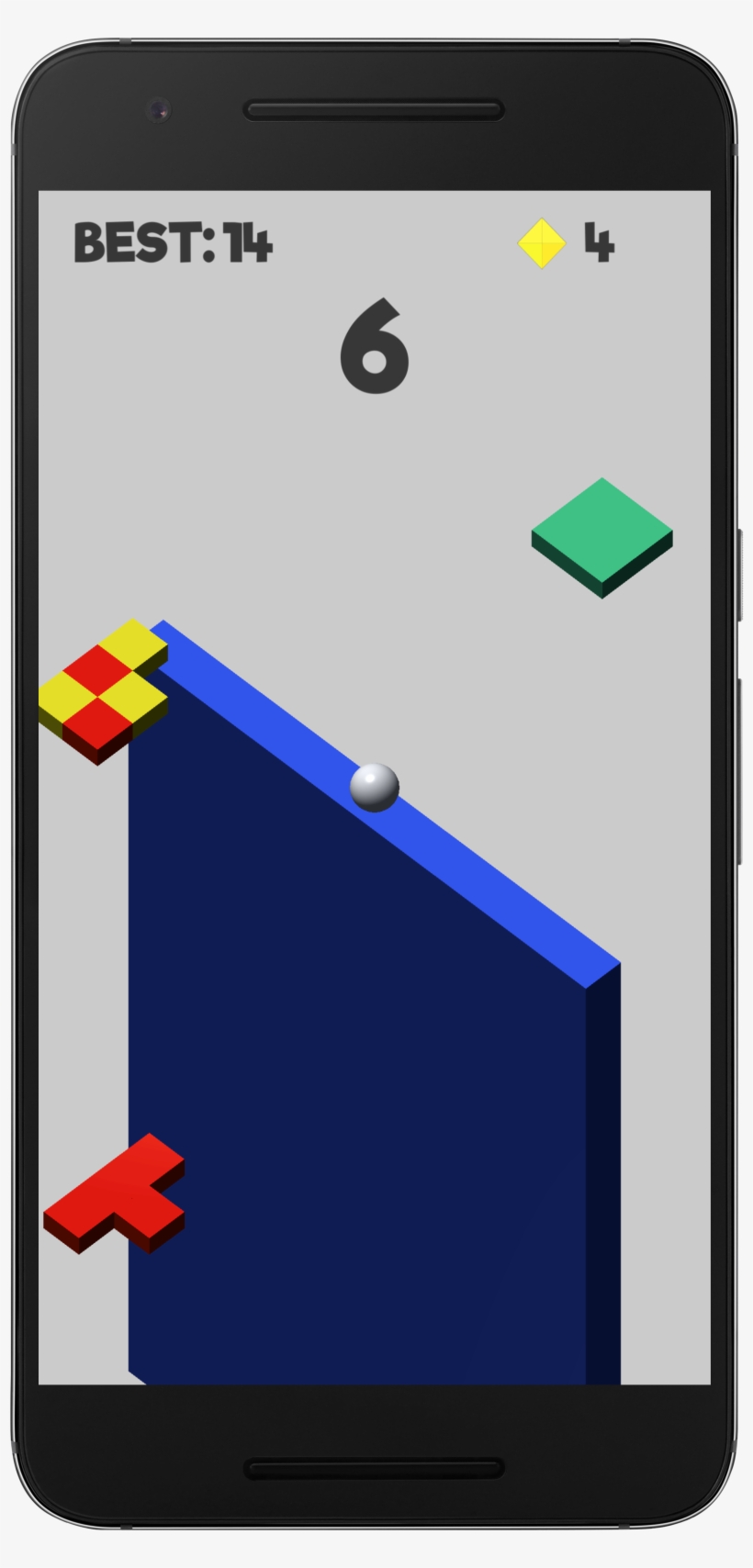 Collect The Gold Coins And Avoid The Obstacles By Tapping - Smartphone, transparent png download