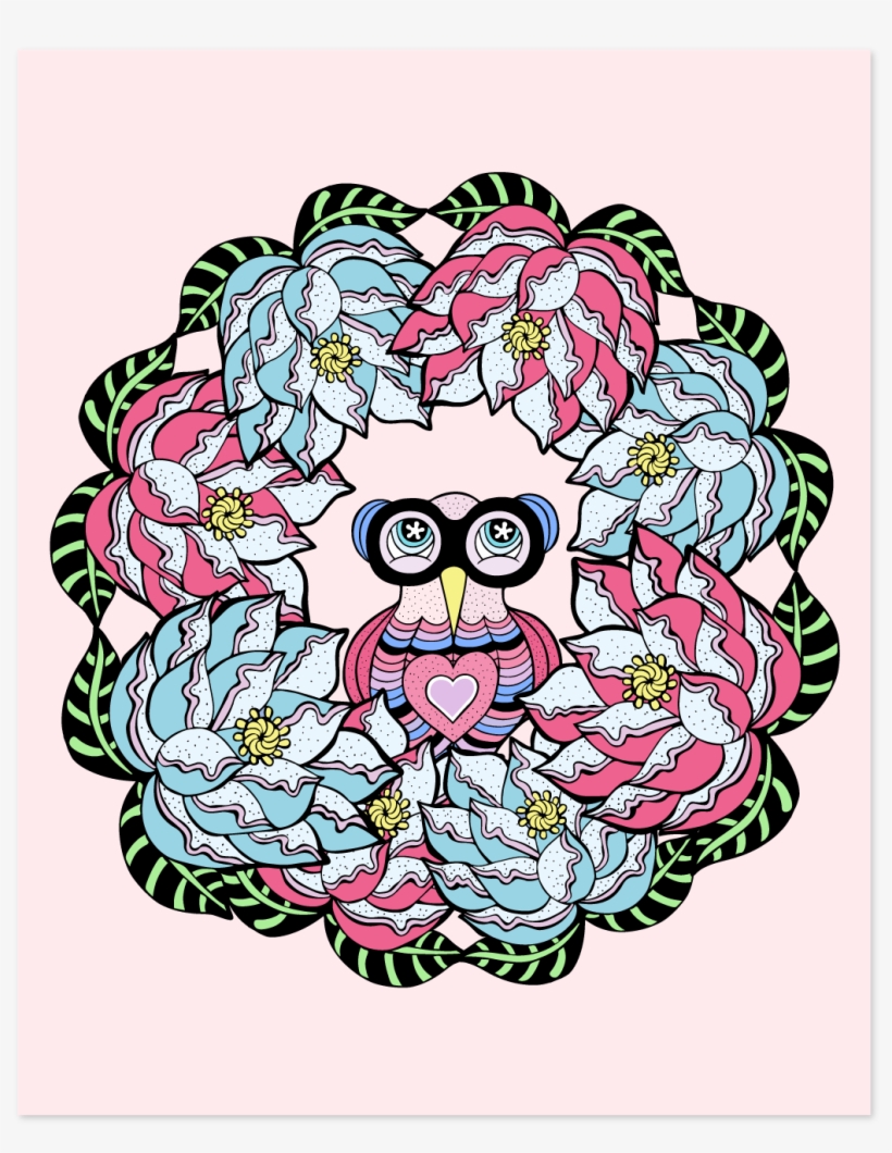 The Floral Circle - Circle, transparent png download