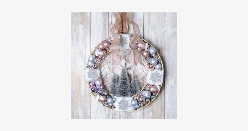 Pastel Holiday Dreamcatcher Wreath - Christmas Day, transparent png download