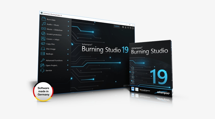 Https - //www - Ashampoo - Com/box/5310/en/scr Ashampoo - Ashampoo Burning Studio 19, transparent png download