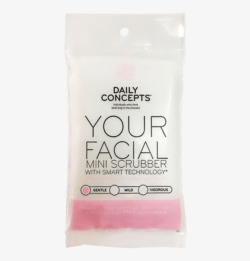 Daily Facial Mini Scrubber By Daily Concepts Luxury - Facial, transparent png download