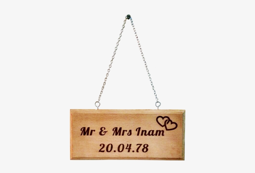 Wooden Plaque 1 - Chain, transparent png download