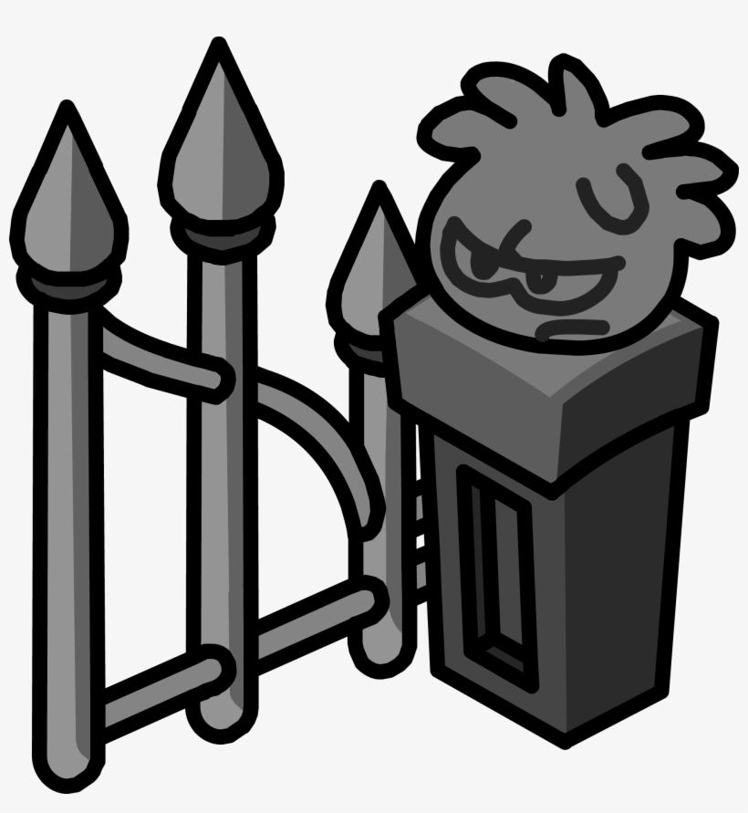 Graveyard Gate Icon - Club Penguin Gate, transparent png download