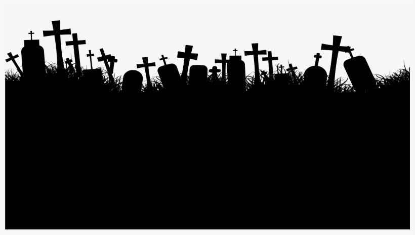 Cemetery Ghost Stock Photography - Cemetery Halloween Vector, transparent png download