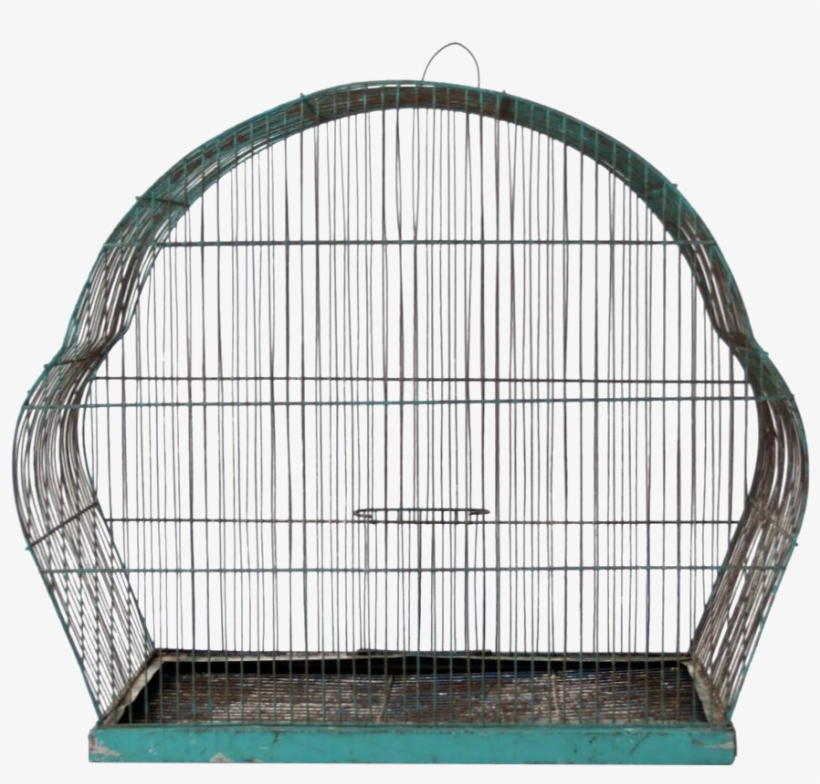 Vintage Wire Bird Cage - Birdcage, transparent png download