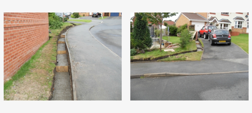 Curved & Stepped Boundary Wall - Bromley Cross, transparent png download