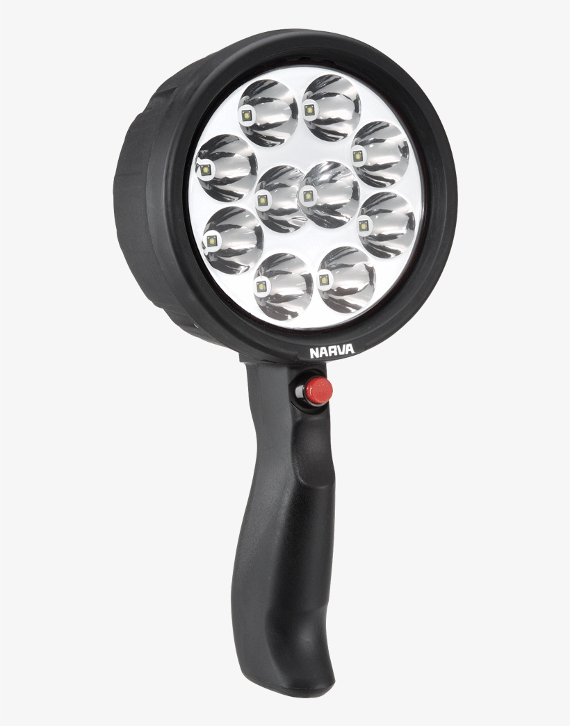 High Power L - Narva High Power Handheld 10 X 3w Led Spotlight 2000lm, transparent png download