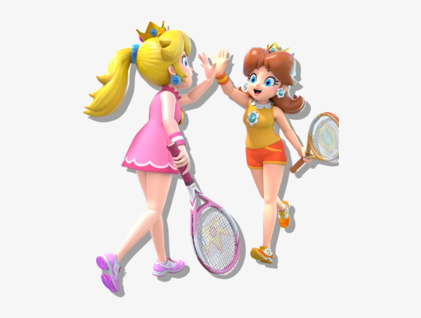Official Peach & Daisy Artwork From Mario Tennis Aces - Mario Tennis Aces Peach, transparent png download