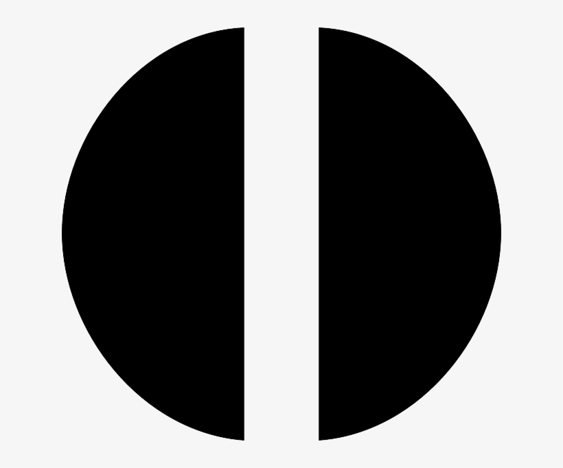 Half Circle Symbol - Mitad De Un Circulo Png, transparent png download
