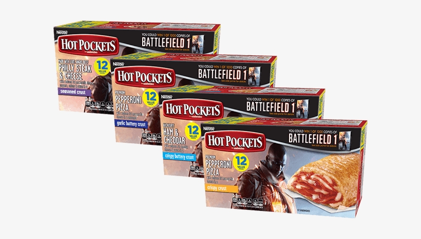 Flavor Of Hot Pockets - Hot Pockets Hot Pocket Pepperoni 12 Pk, 54 Oz (frozen), transparent png download