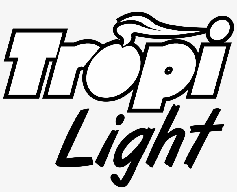 Tropi Light Jugos Logo Black And White - One Amazing Daughter-in-law Round Ornament, transparent png download