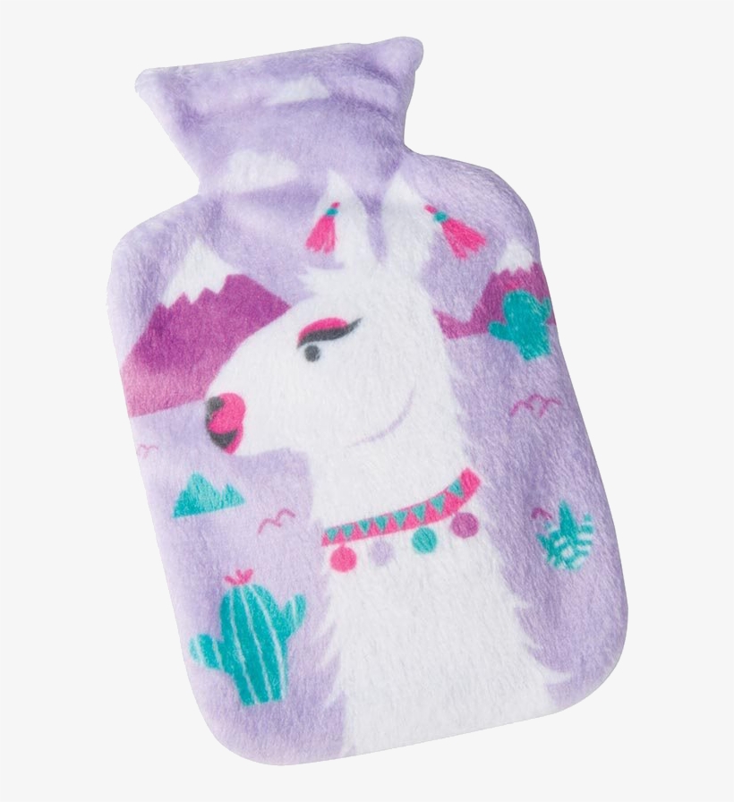 Purple Llama Pocket Hot Water Bottle - Is Gift Llama, transparent png download
