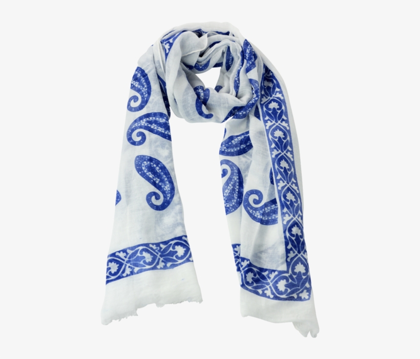 Window Pane Scarf - Paisley, transparent png download