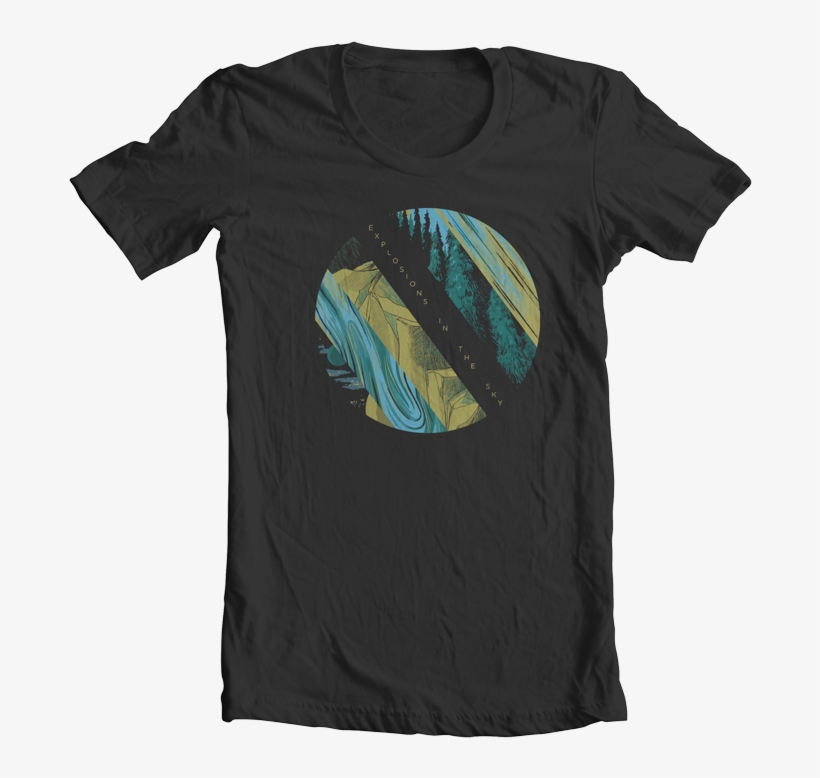Explosions In The Sky 'wilderness' Black Tee - Born To Lose Live To Win Tshirt, transparent png download