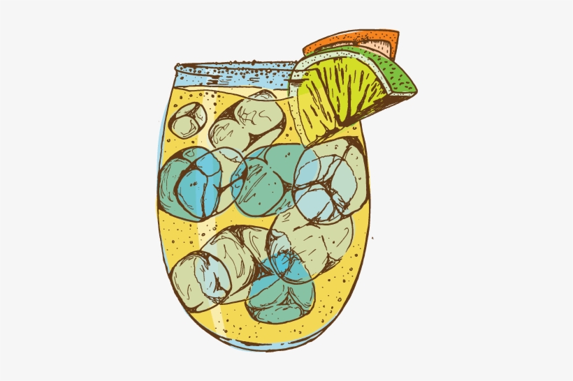 Top Shelf Margarita - Illustration, transparent png download