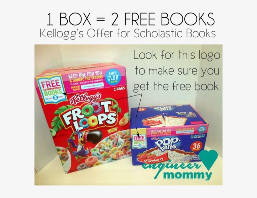Kellogg's Offer For Scholastic Books - Kellogg's Froot Loops Cereal 26 Oz. Box, transparent png download