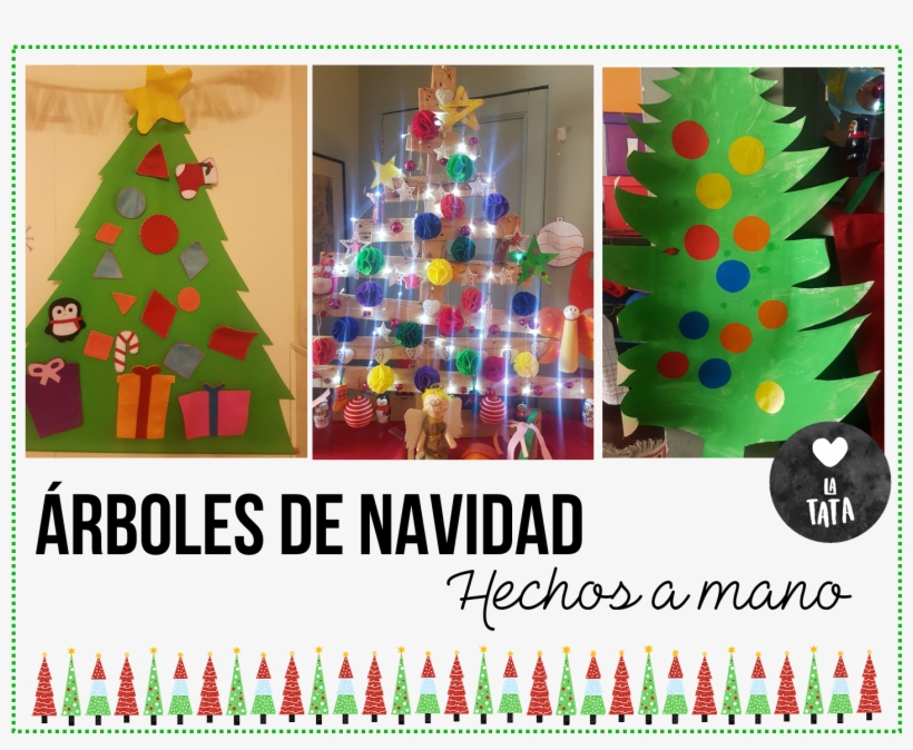 Árboles De Navidad Hechos A Mano Para Interactuar - Christmas Tree, transparent png download