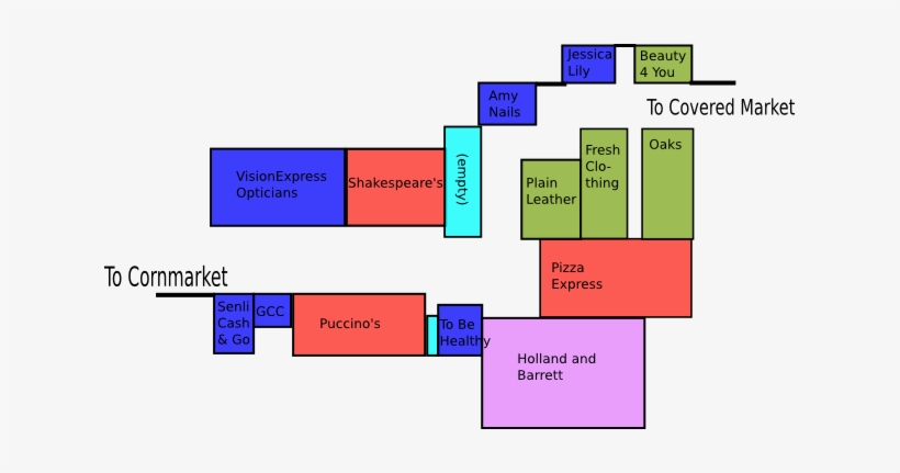 Oxford Covered Market Map Map Of Golden Cross - Covered Market Oxford Map Png Image | Transparent Png  Free Download On Seekpng